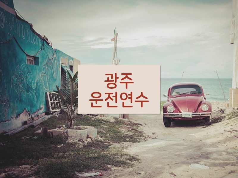 광주운전연수 후기