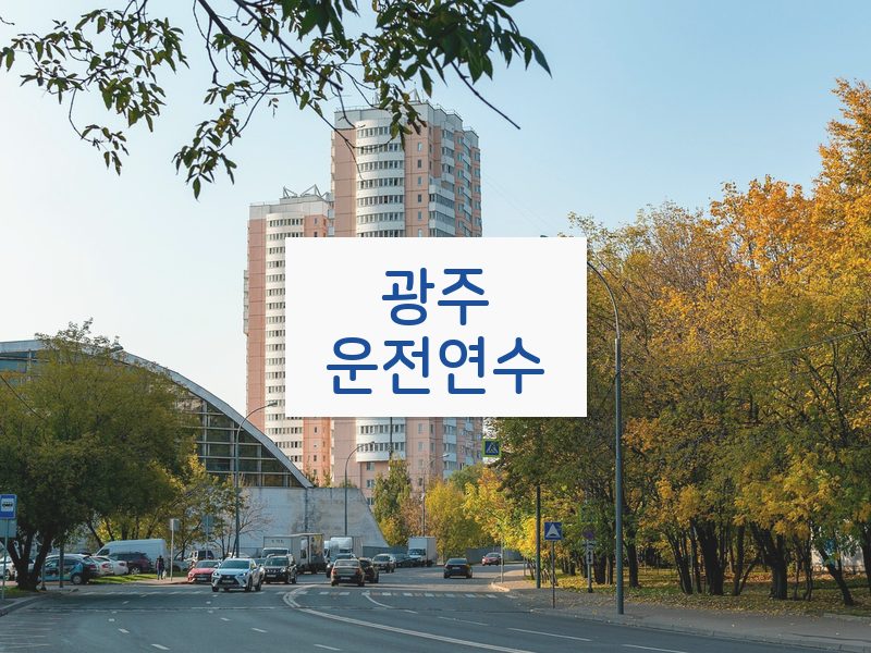 광주운전연수 후기