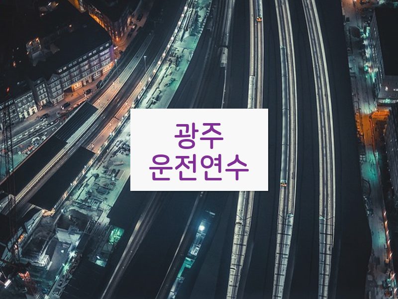 광주운전연수 후기