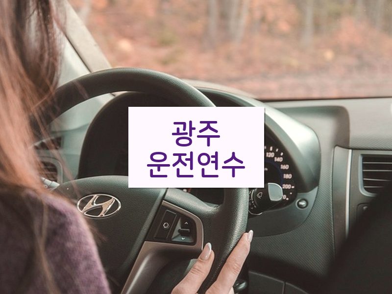 광주운전연수 후기