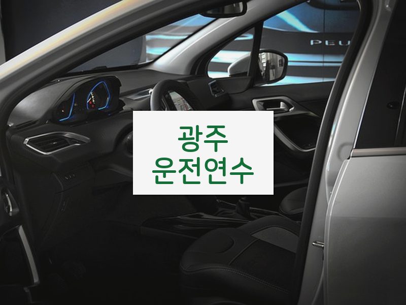 광주운전연수 후기