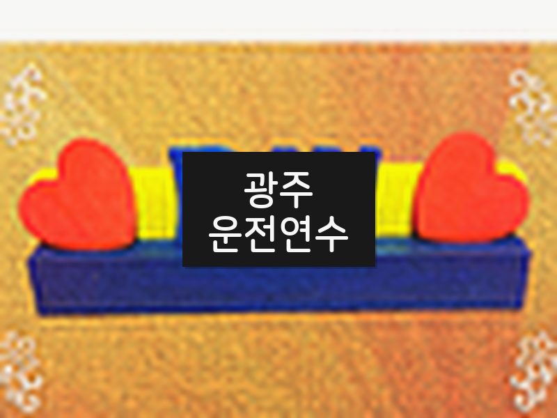 광주운전연수 후기