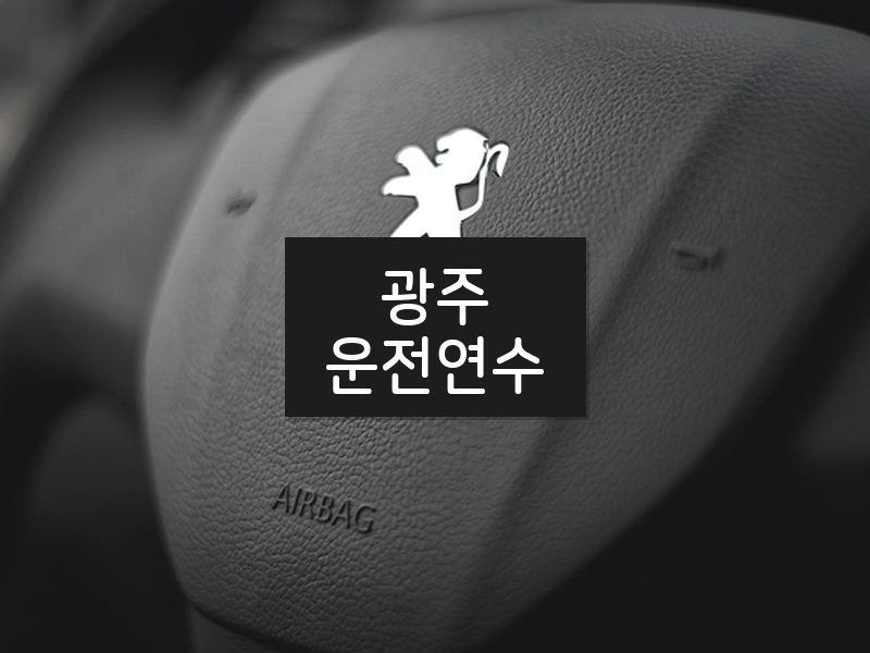 광주운전연수 후기