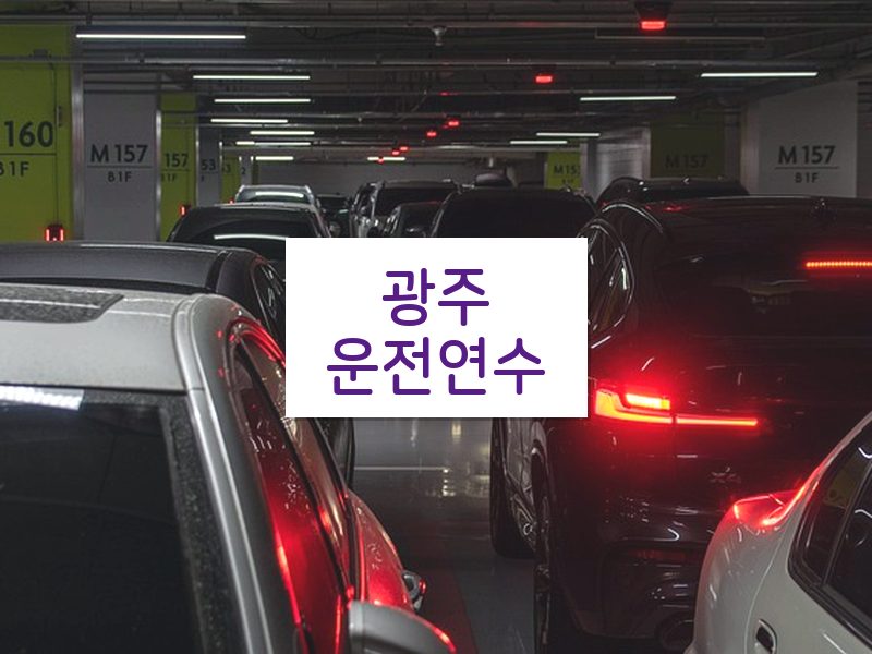 광주운전연수 후기