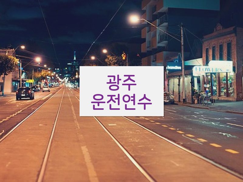 광주운전연수 후기