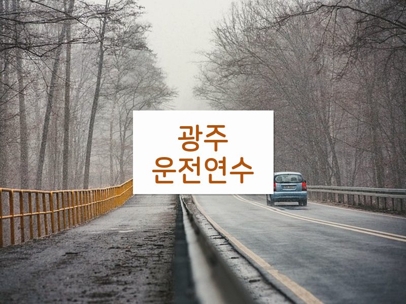 광주운전연수 후기