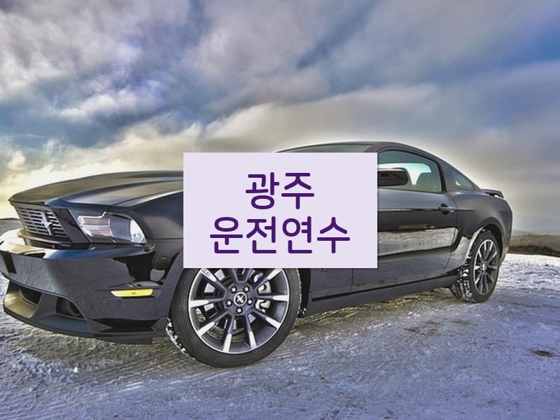 광주운전연수 후기