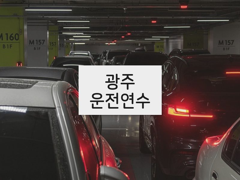 광주운전연수 후기