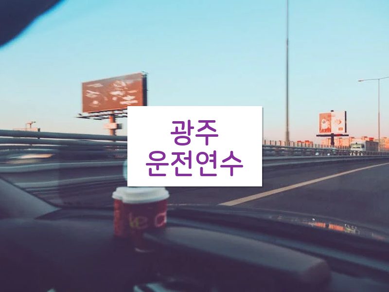 광주운전연수 후기