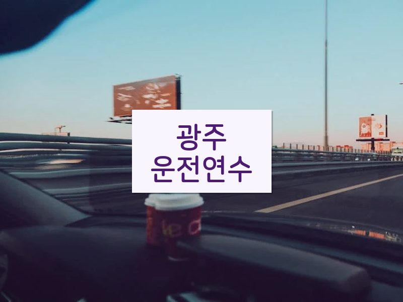 광주운전연수 후기