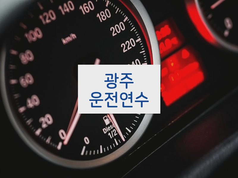 광주운전연수 후기