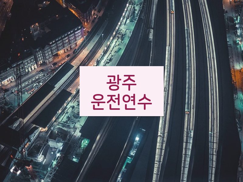 광주운전연수 후기