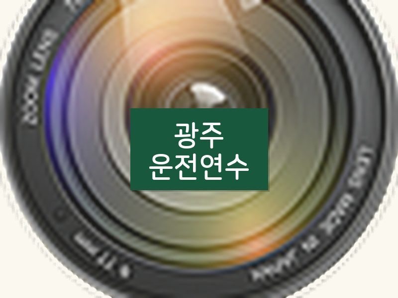 광주운전연수 후기