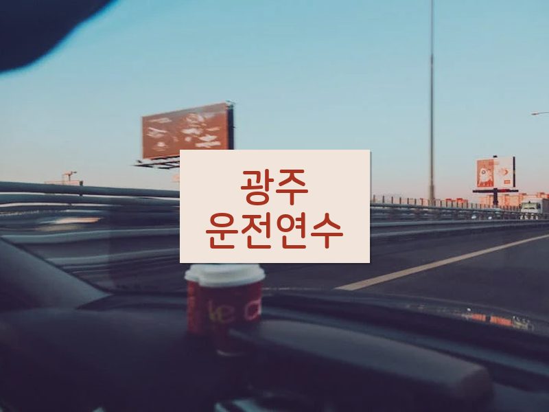 광주운전연수 후기