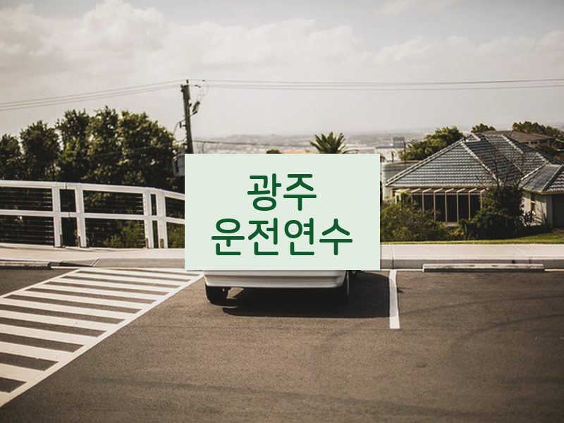 광주운전연수 후기