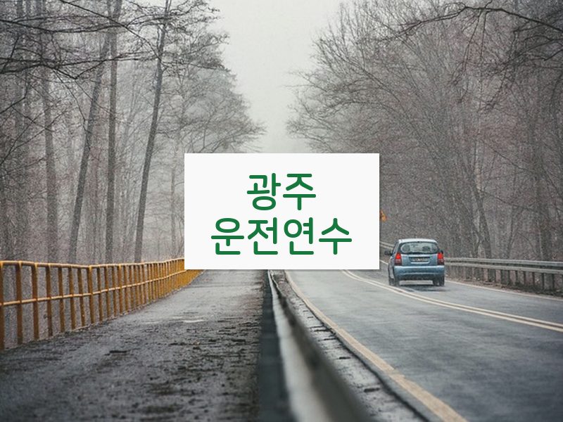 광주운전연수 후기