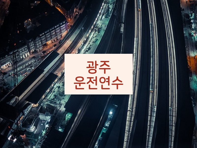 광주운전연수 후기