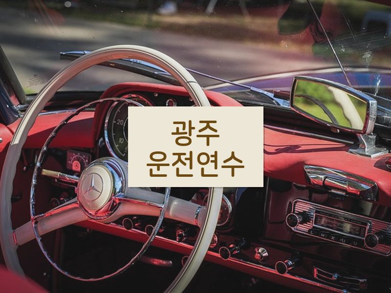 광주운전연수 후기