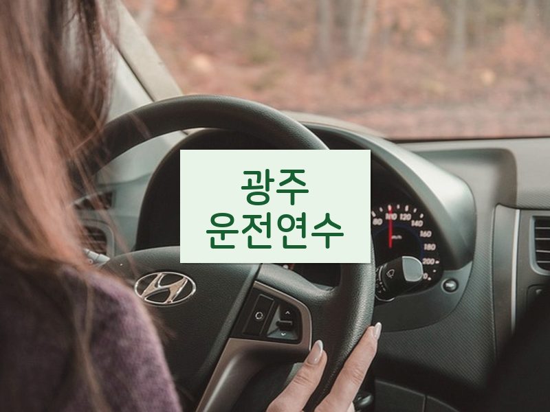 광주운전연수 후기