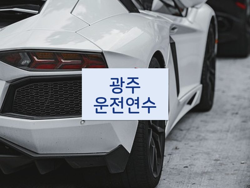 광주운전연수 후기
