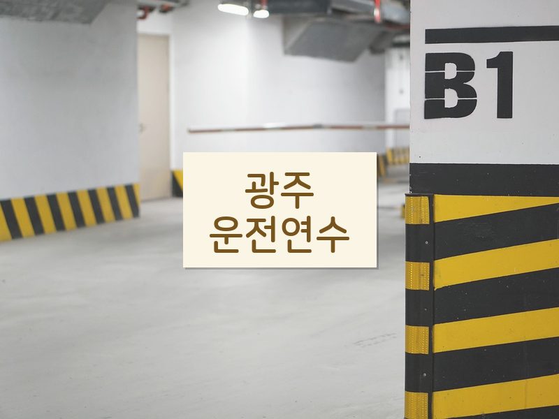 광주운전연수 후기