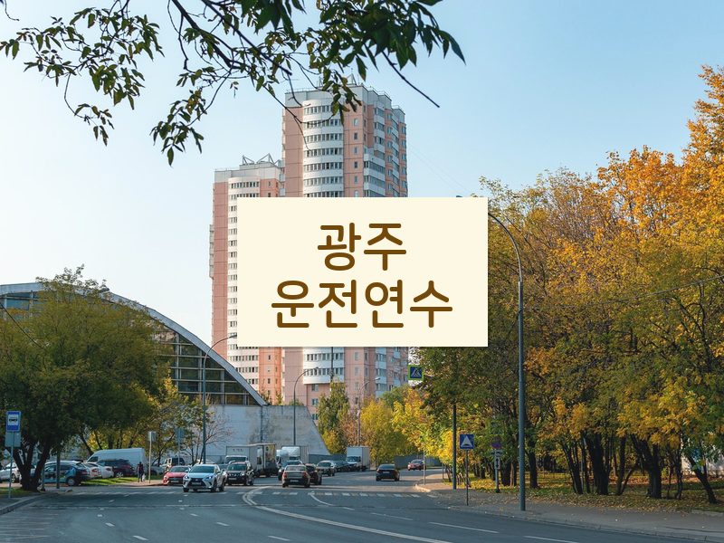 광주운전연수 후기