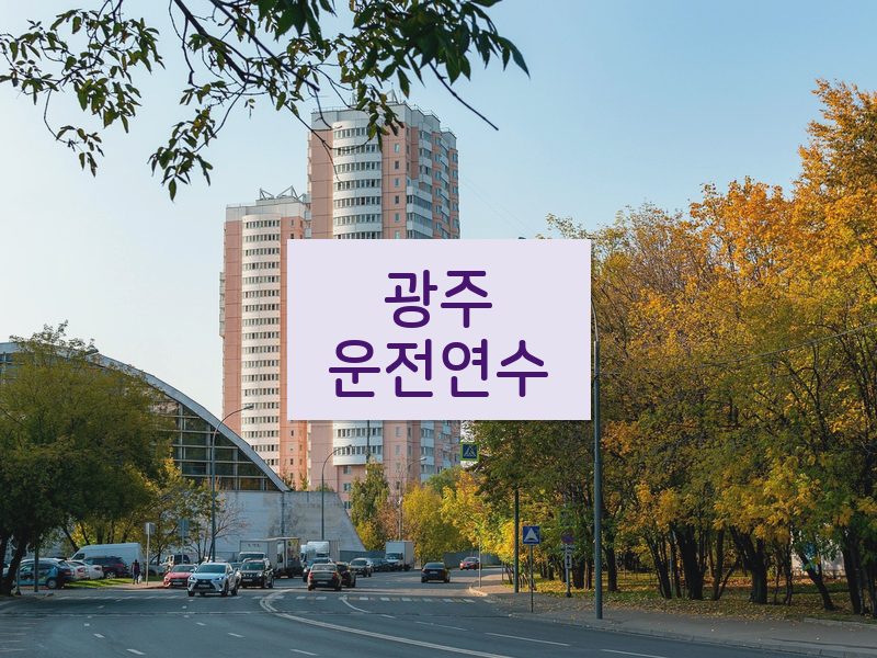 광주운전연수 후기