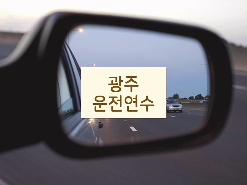 광주운전연수 후기