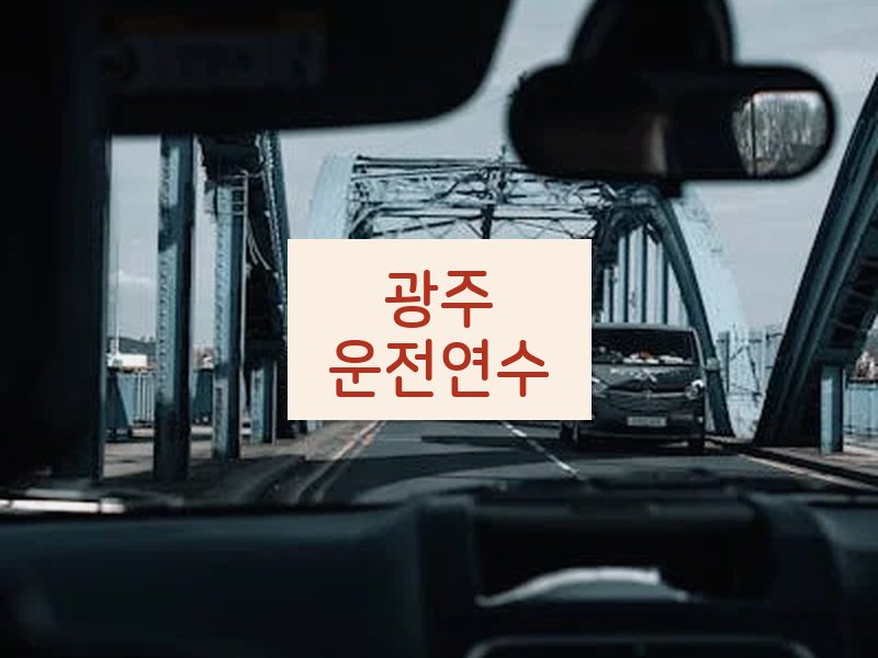 광주운전연수 후기
