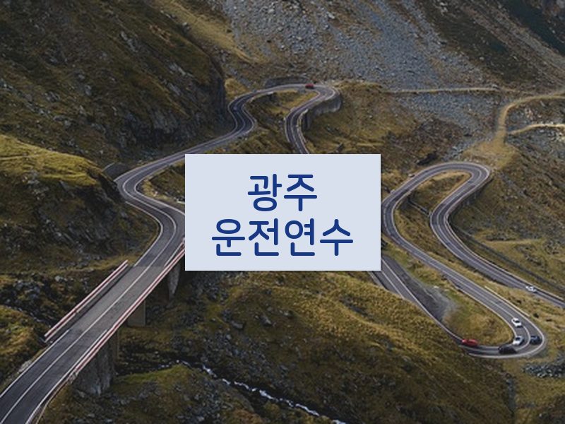 광주운전연수 후기