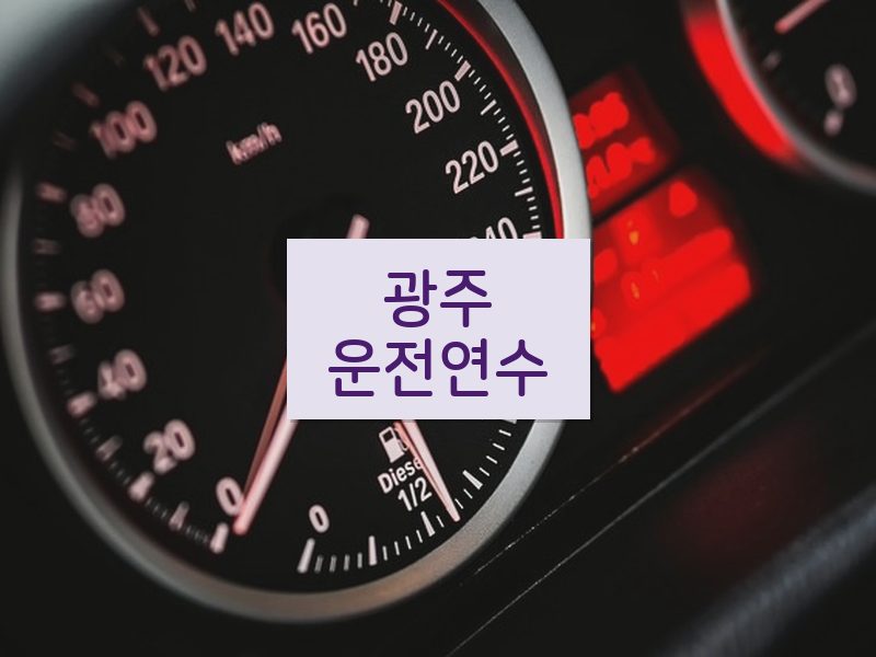 광주운전연수 후기
