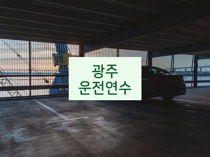광주운전연수 후기