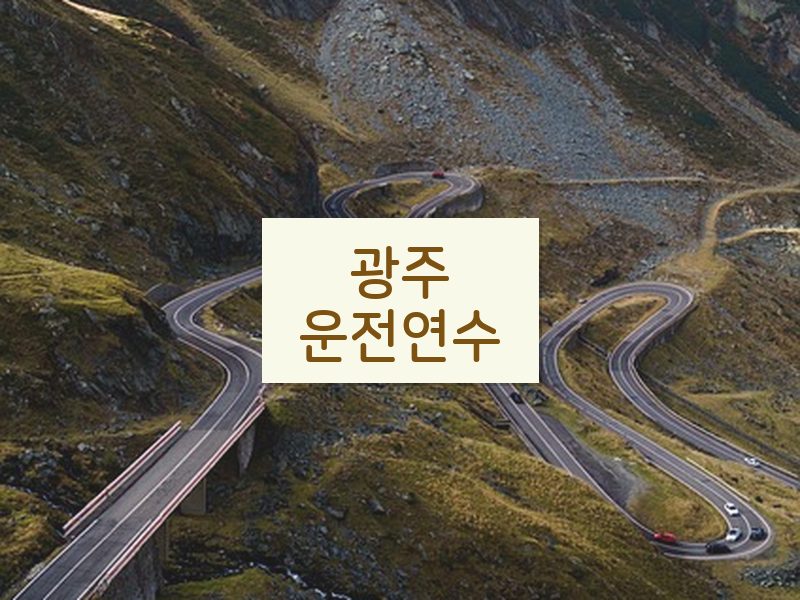 광주운전연수 후기