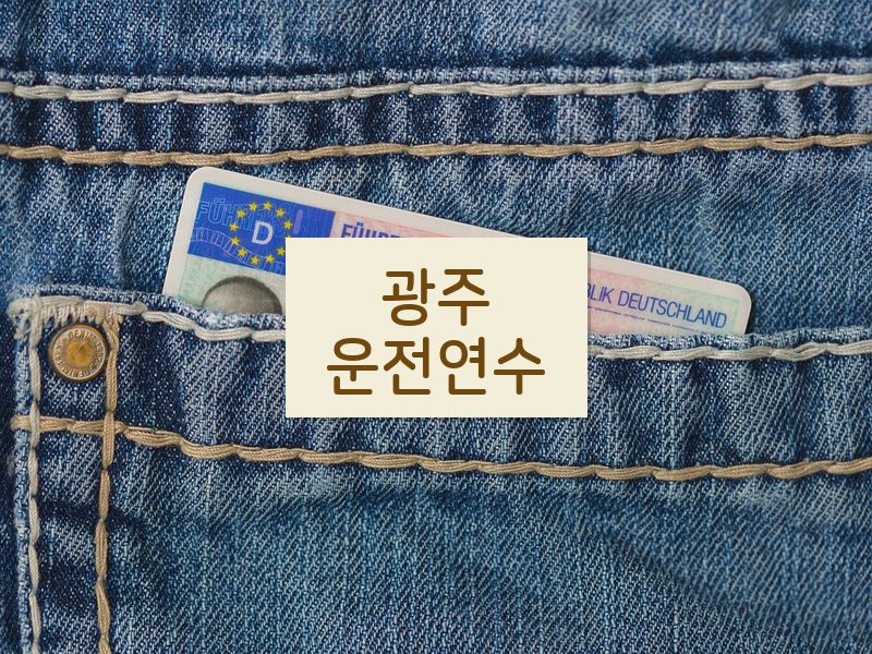 광주운전연수 후기