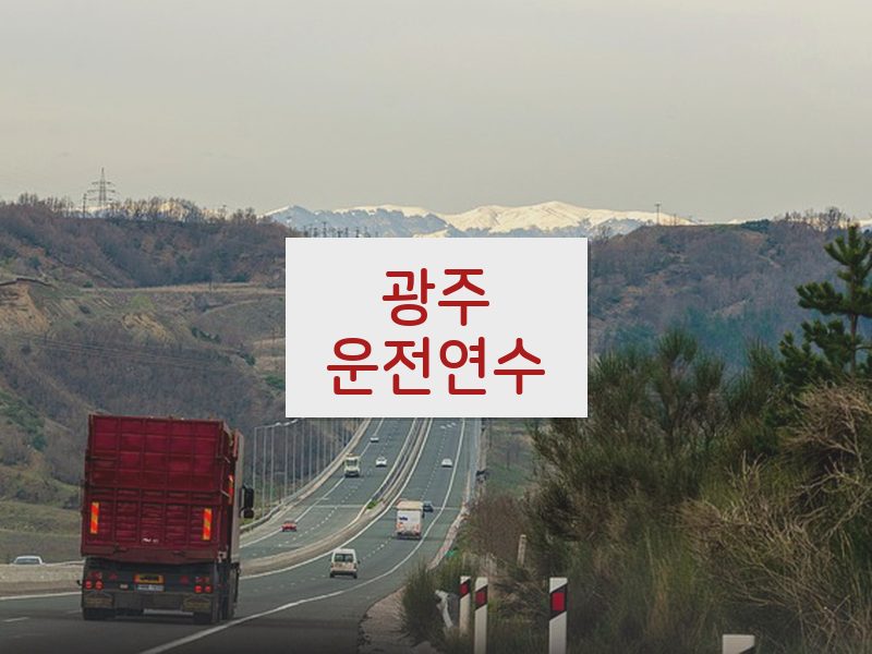 광주운전연수 후기
