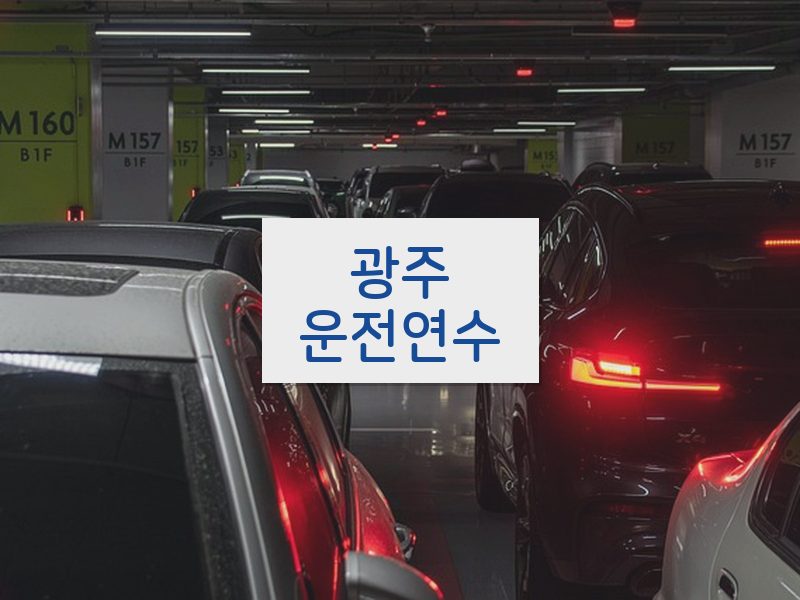 광주운전연수 후기