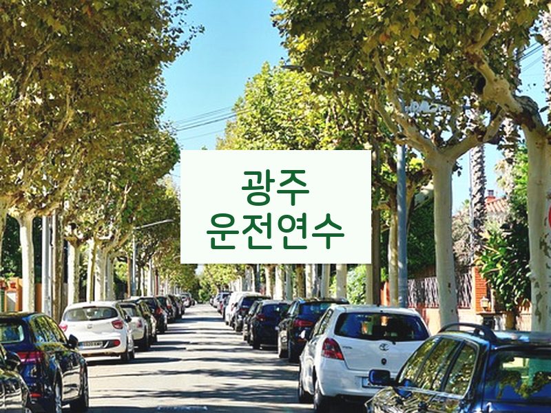 광주운전연수 후기