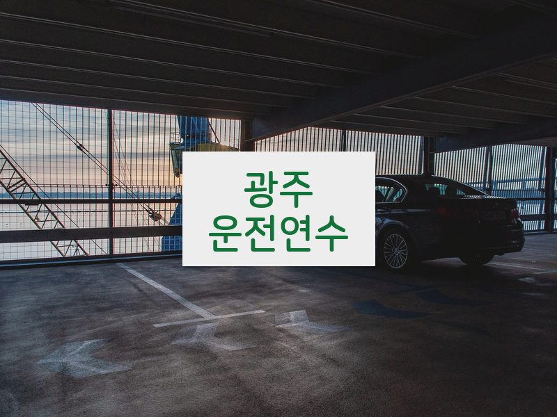광주운전연수 후기