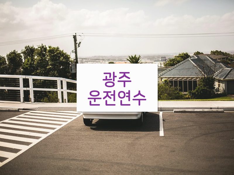 광주운전연수 후기