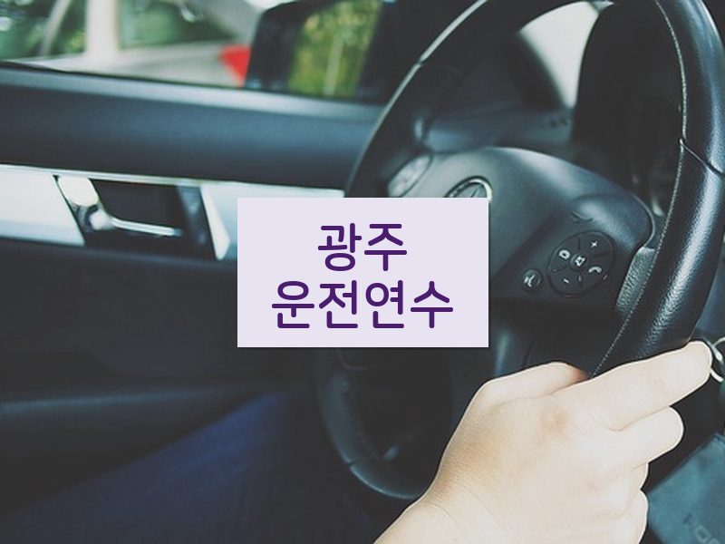 광주운전연수 후기
