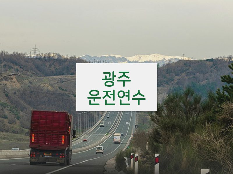 광주운전연수 후기