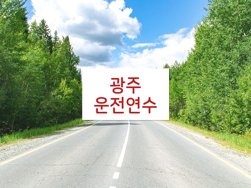 광주운전연수 후기