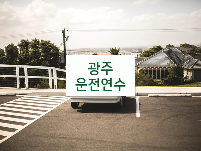 광주운전연수 후기