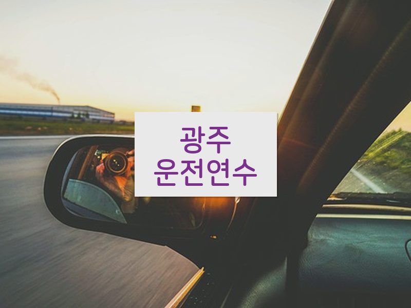 광주운전연수 후기