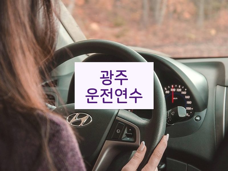 광주운전연수 후기