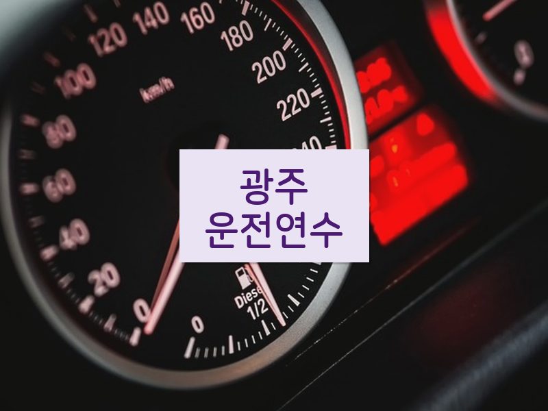 광주운전연수 후기