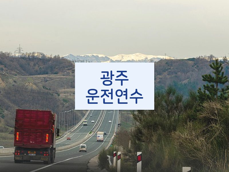 광주운전연수 후기