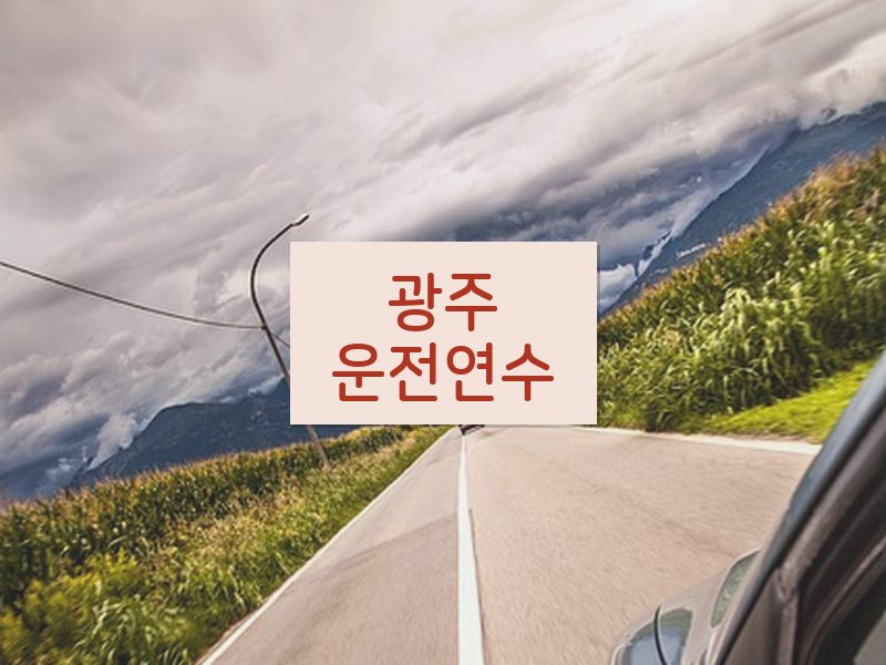 광주운전연수 후기