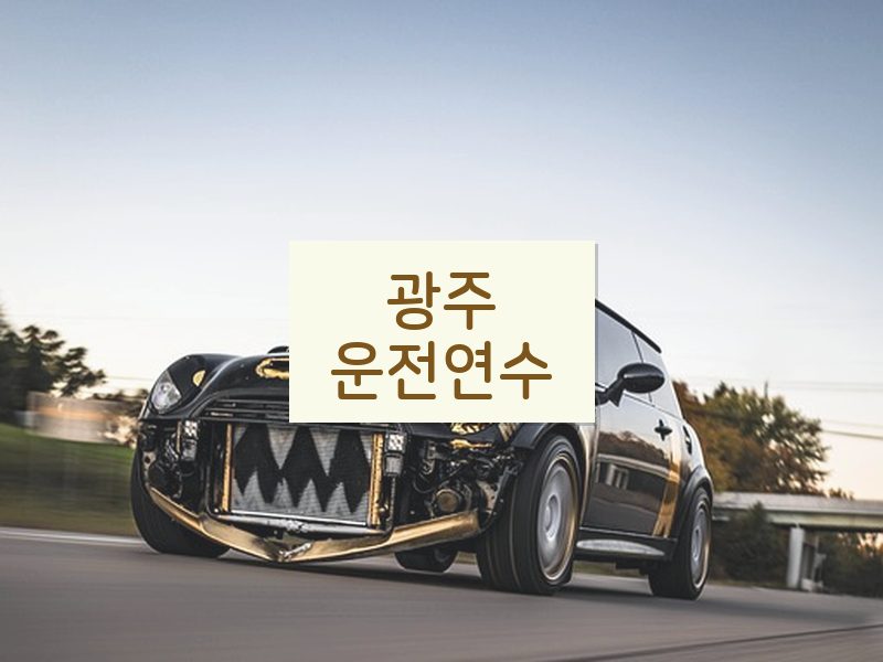 광주운전연수 후기