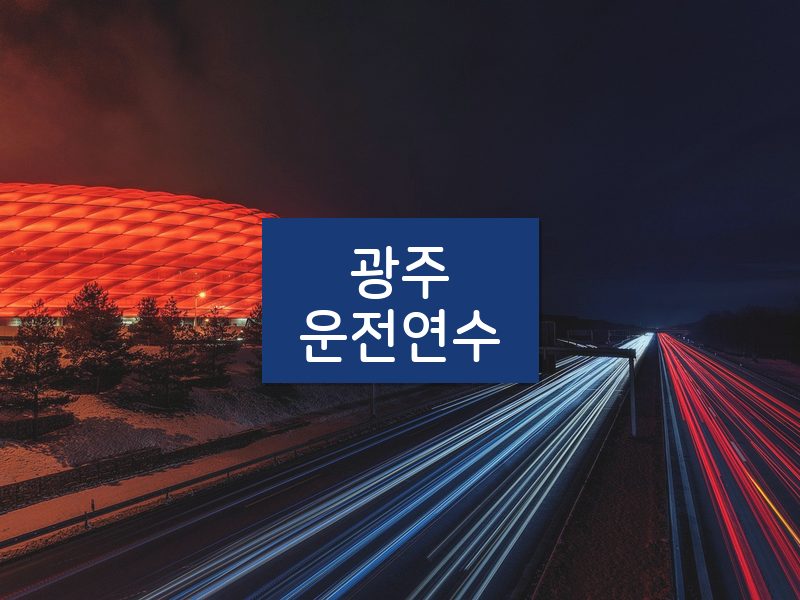 광주운전연수 후기